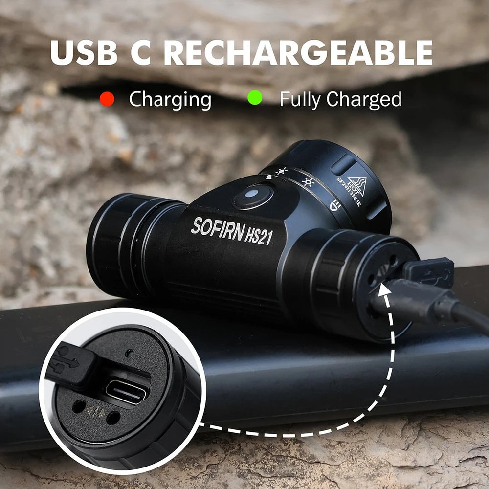 Sofirn HS21 2000lm EDC Headlamp with Infrared Switch