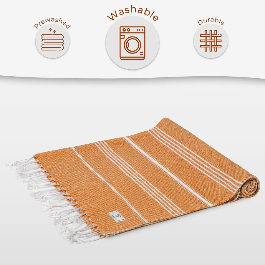 Beach Towel Quick Dry Sand Free Turkish Cotton Towel