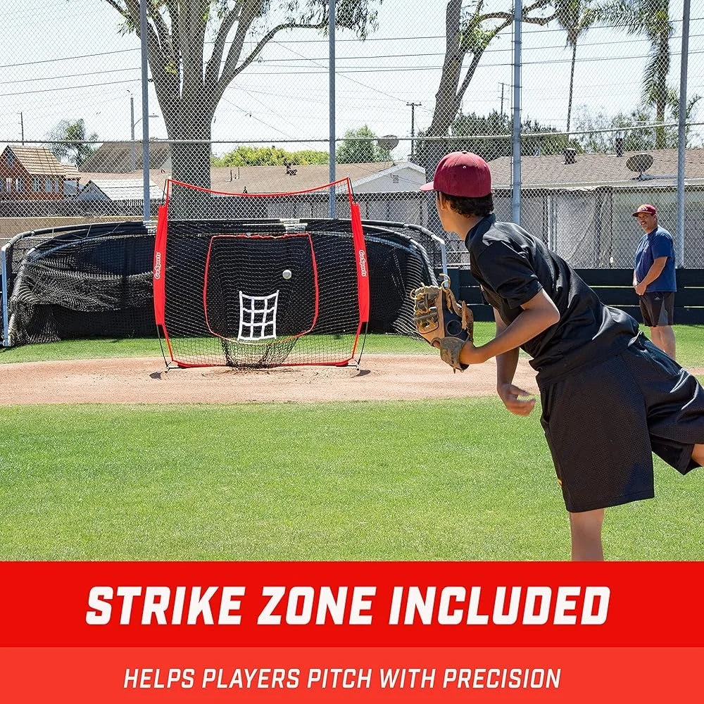 7ft x 7ft Baseball Softball Net Hitting Pitching Aid Durable