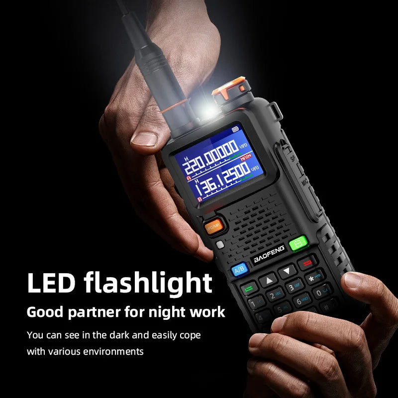 Baofeng 5RH Pro GPS Handheld Radio High Power Walkie Talkie