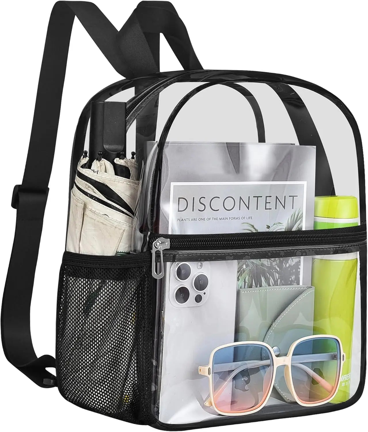 Stadium Approved Clear Mini Backpack 12x12x6 for Events