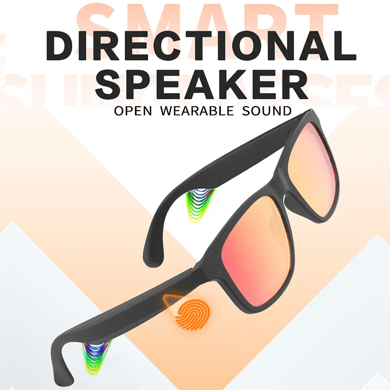 Smart Wireless Bluetooth Glasses for Music and Hands-Free Calls