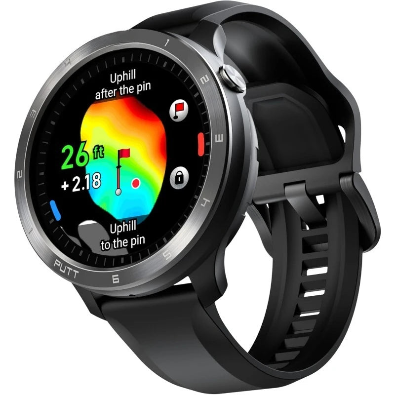 T11 Pro GPS Golf Watch With Swing Analyzer Course Preview