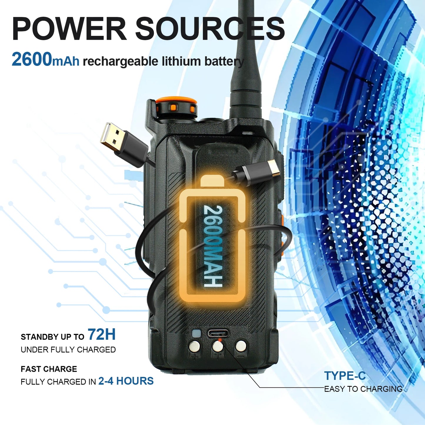 Baofeng UV K68 Walkie Talkie UHF VHF Two Way Radio Pro