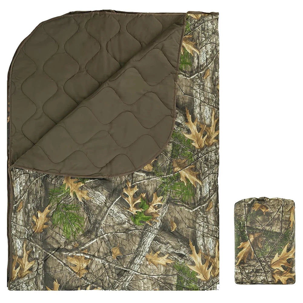 ALLOYSEED Camping Blanket With Carry Bag Lightweight Quilt