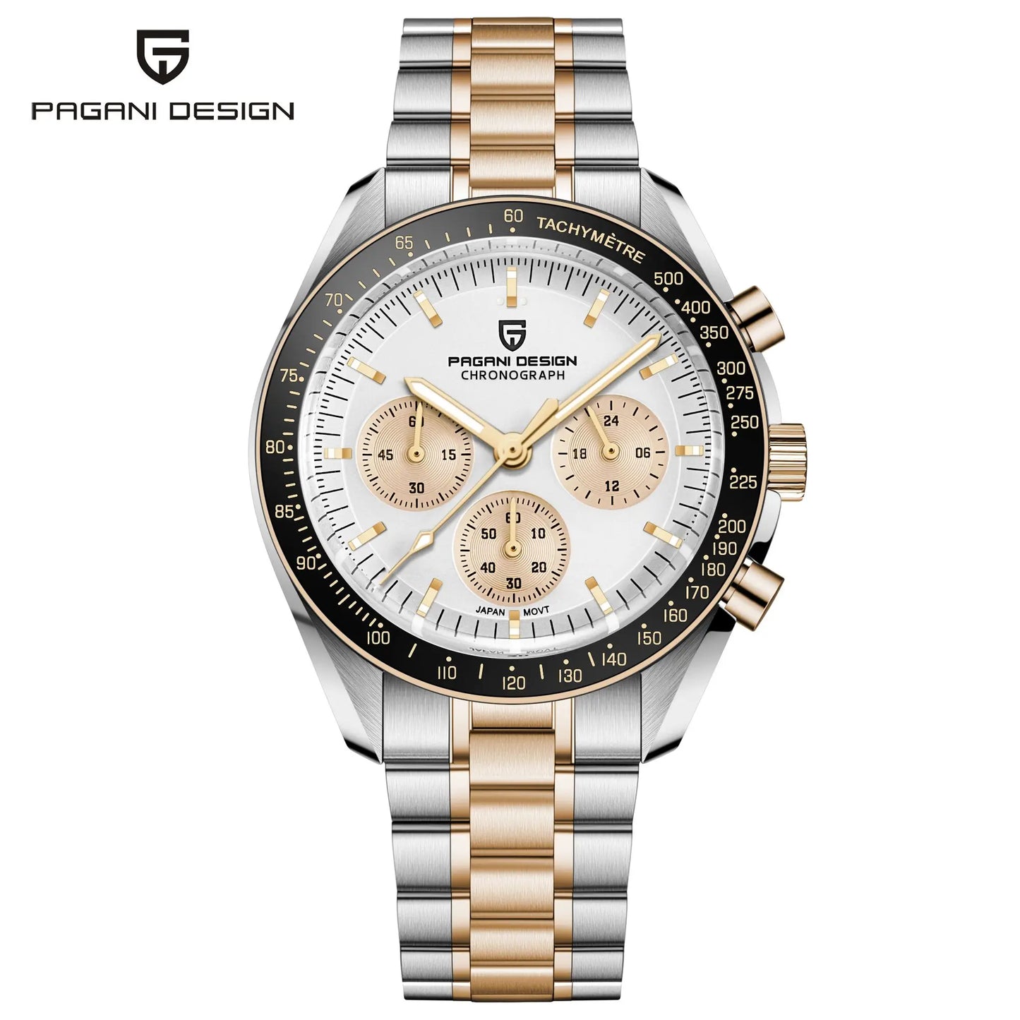 Pagani Design V5 Moon Mens Luxury Quartz Chronograph Watch