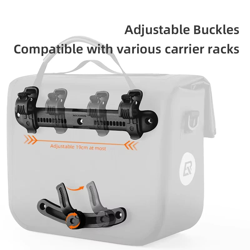 Bicycle Saddle Bag ROCKBROS 15L Waterproof Multifunctional