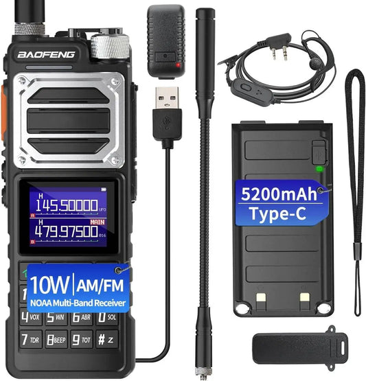 Baofeng UV-25 Multi Band Walkie Talkie Two Way Radio with air band & NOAA scan