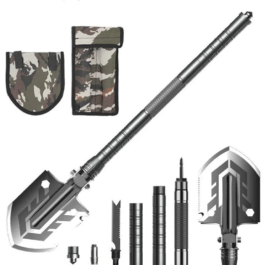 Folding Shovel Camping Multifunction Stainless Steel Tool