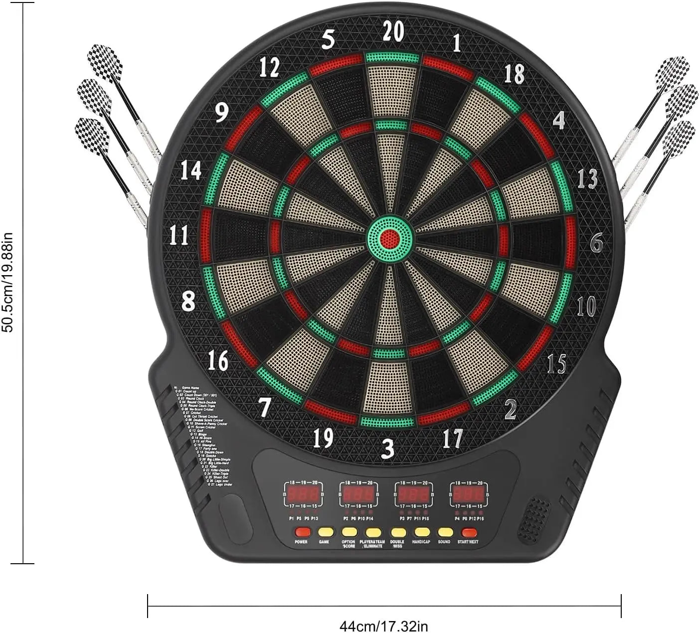 Electronic Dartboard Game for Fun Parties and Celebrations