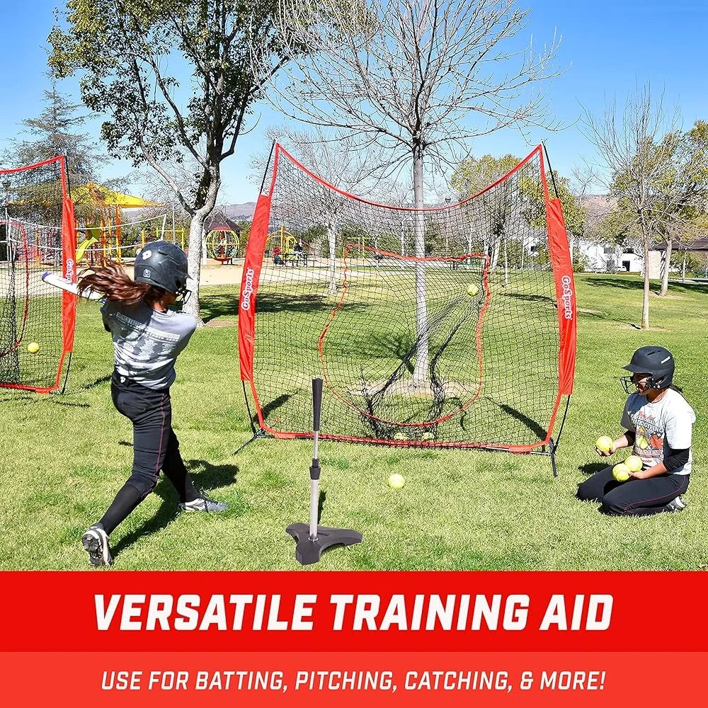7ft x 7ft Baseball Softball Net Hitting Pitching Aid Durable