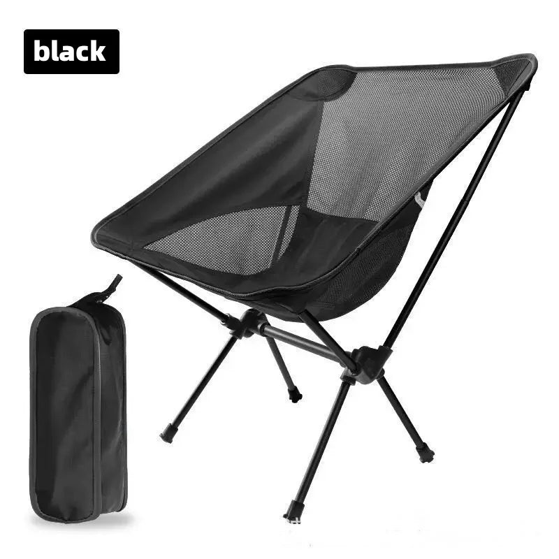 LISM Portable Aluminum Folding Chair With Side Pockets