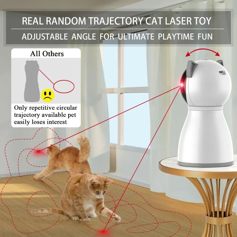 Automatic Laser Cat Toy with Random Motion for Indoor Fun