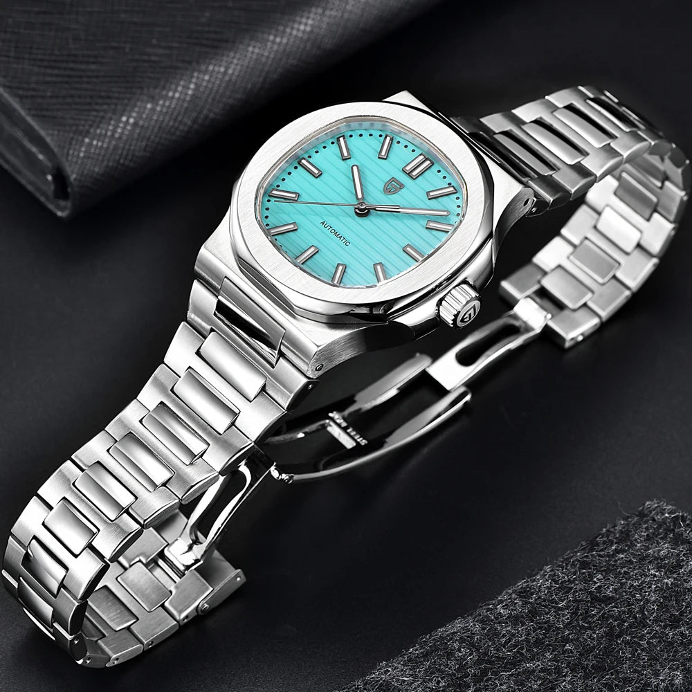 Pagani Design Luxury Automatic Mens Wristwatch Sapphire