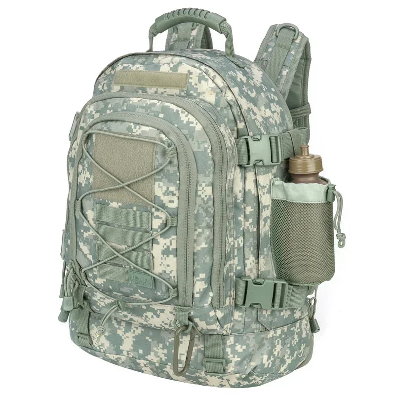 LQARMY 60L Military Tactical Backpack for Outdoor Travels