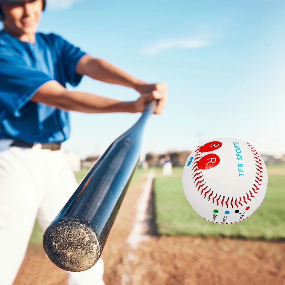 Pitch Training Baseball with Finger Placement Markers for Practice, 1 to 5 pcs.
