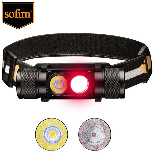 Rechargeable High CRI LED Headlamp with Bright White Light