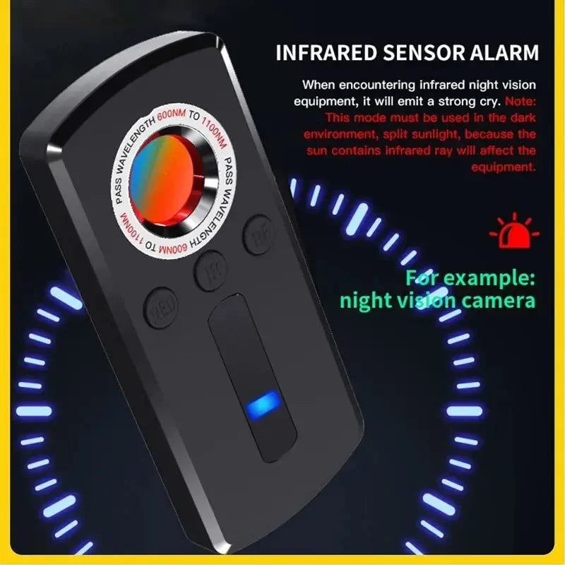 Hidden Camera Detector and Anti Spy Device for Privacy Protection