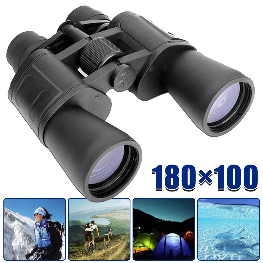 180x100 Zoom Binoculars Big Eyepiece 8x24 Zoom Waterproof for Outdoor Competition Concert Travel Camping