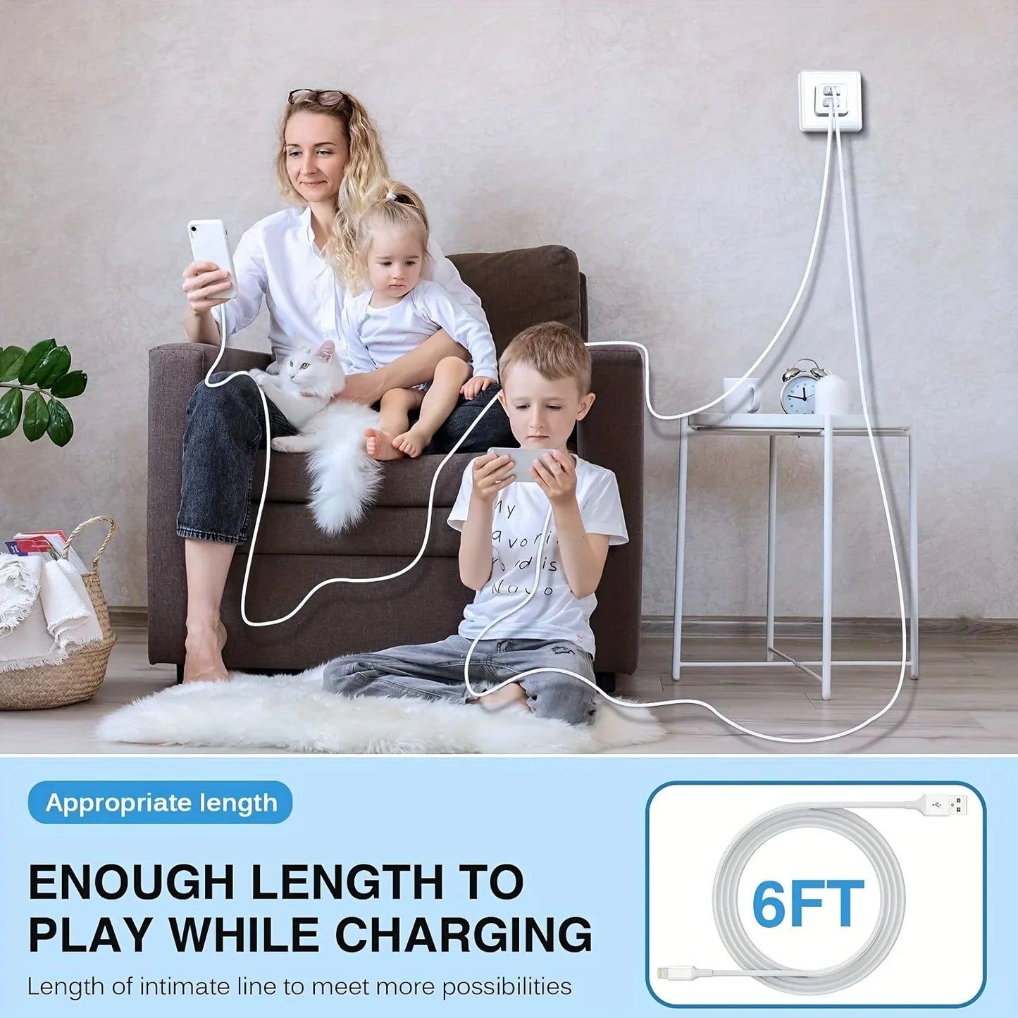 2.1A Dual Port USB Plug Power Adapter Charger Block Cube
