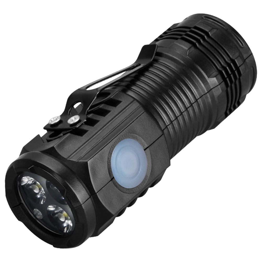 Hat Clip Light USB C Rechargeable Hands-Free Flashlight