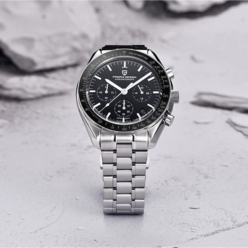 Pagani Design V5 Moon Mens Luxury Quartz Chronograph Watch