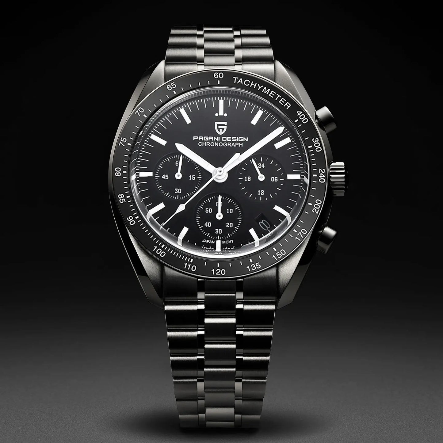 PAGANI DESIGN 2025 New Moon Men's Luxury Quartz Watch