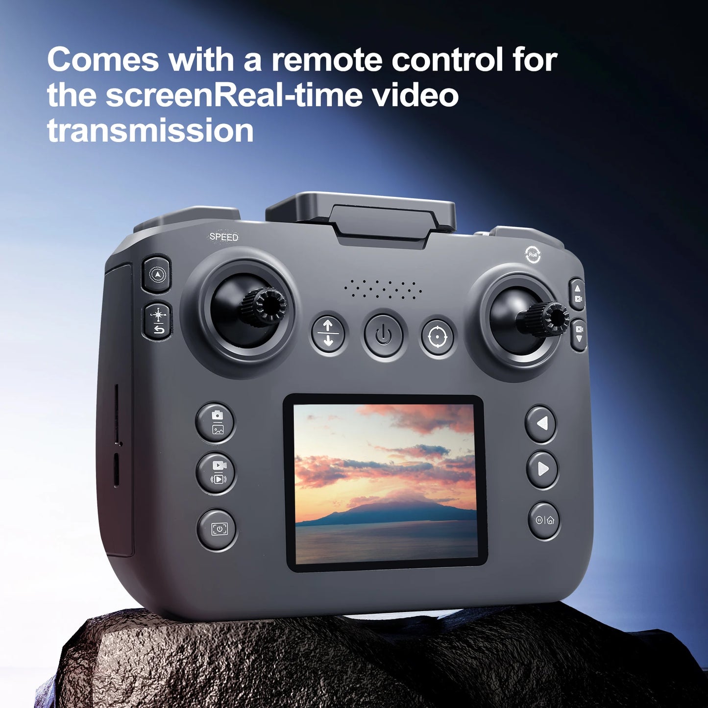 Dual Camera Brushless Drone with Obstacle Avoidance and Remote Control