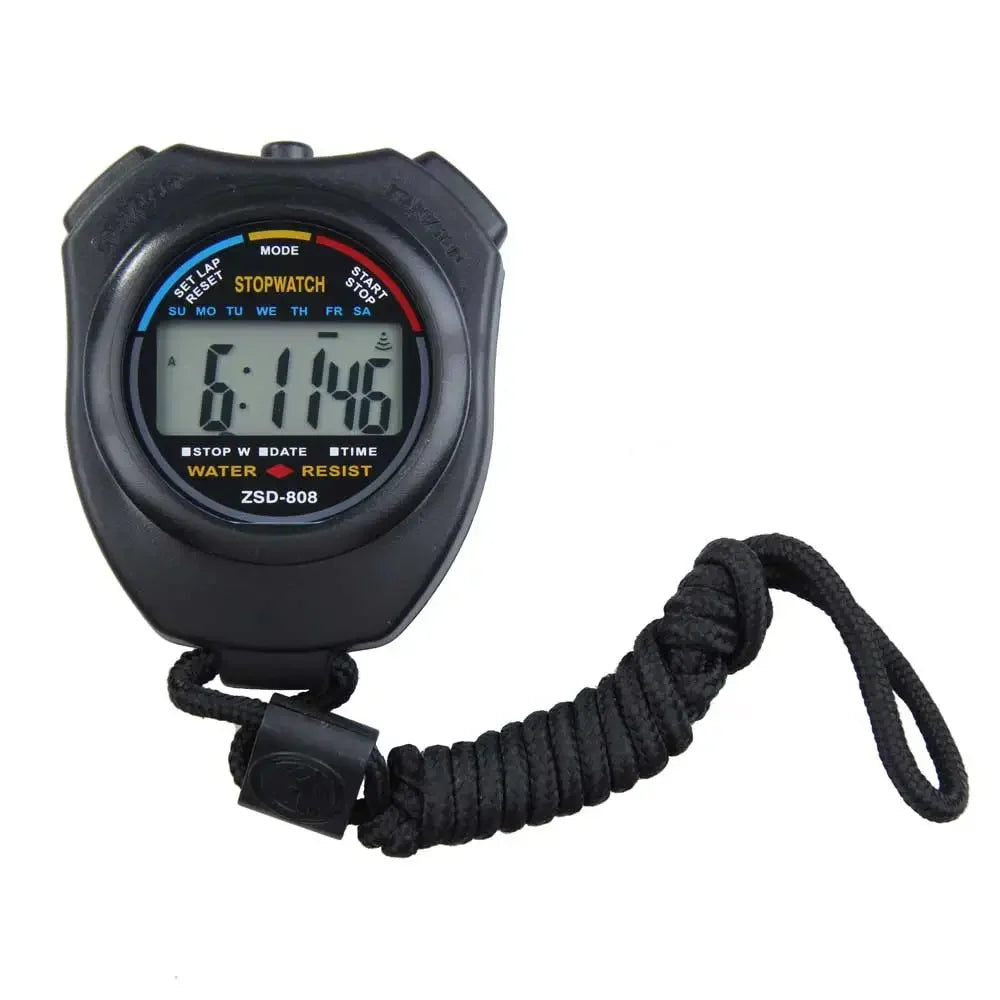 Professional Handheld Digital Stopwatch Chronograph Timer For Sports Training Precision