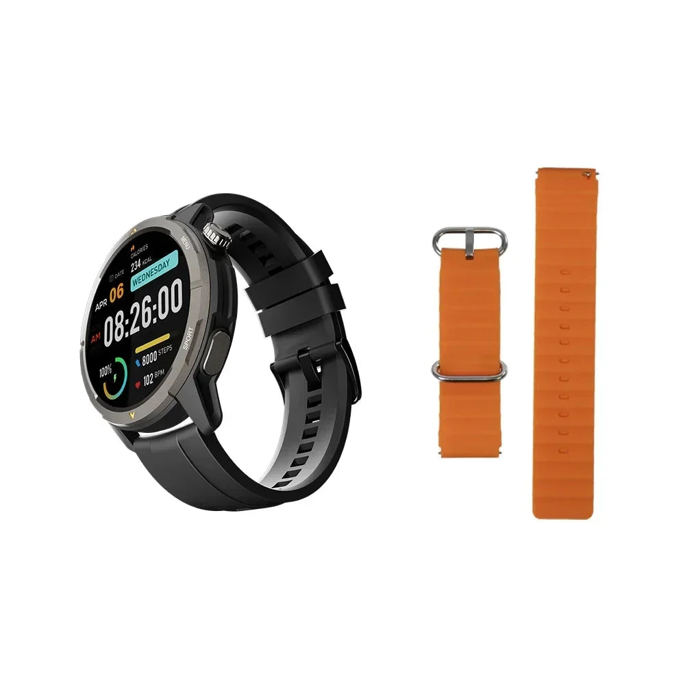 AGM Legion Smartwatch with AMOLED Display and Sports Tracking Features