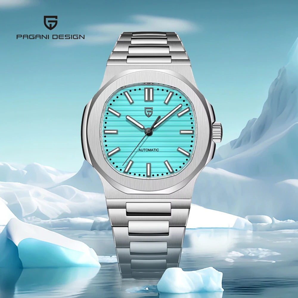 Pagani Design Luxury Automatic Mens Wristwatch Sapphire