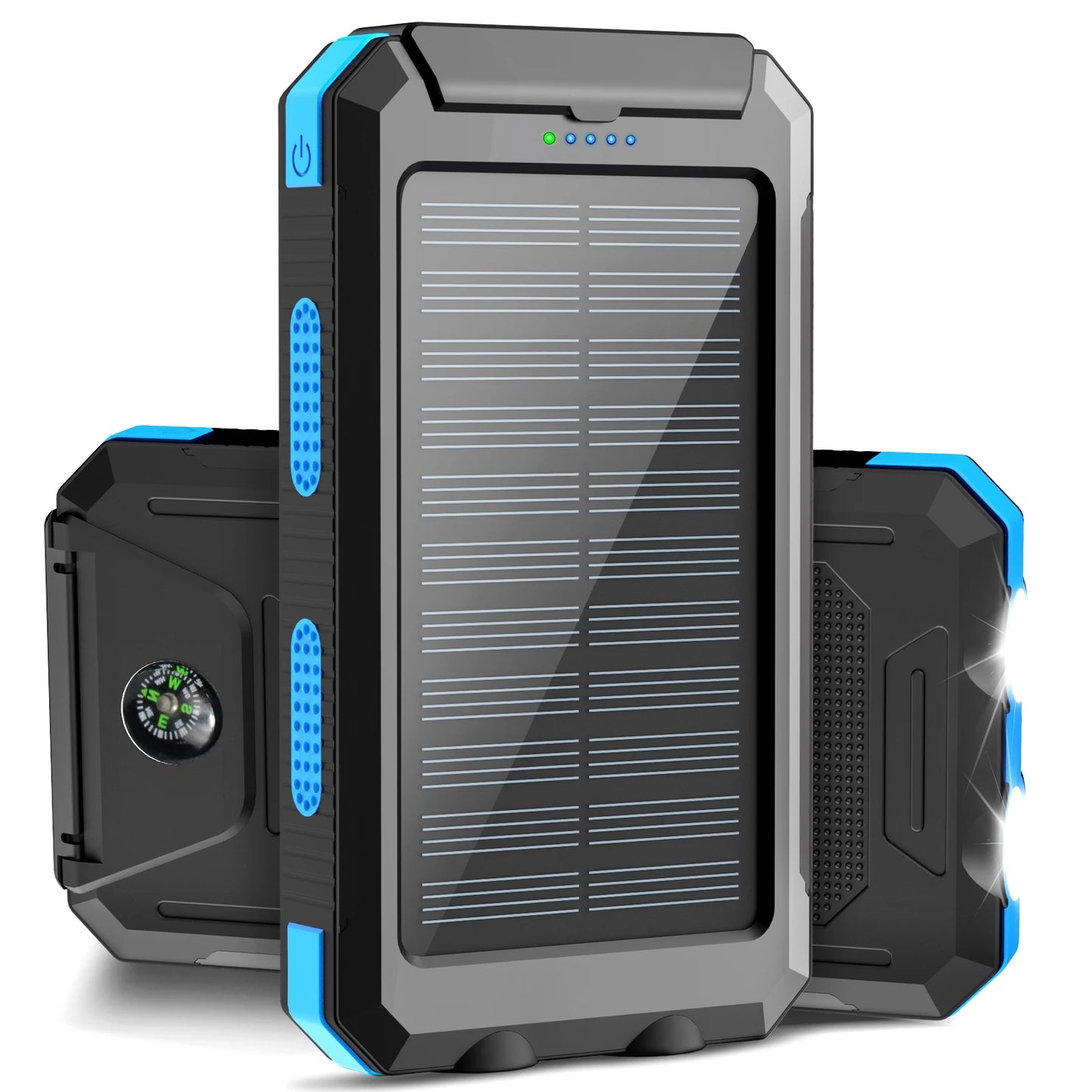 Waterproof Outdoor Solar Power Bank 38800mAh Dual USB for Camping and Travel