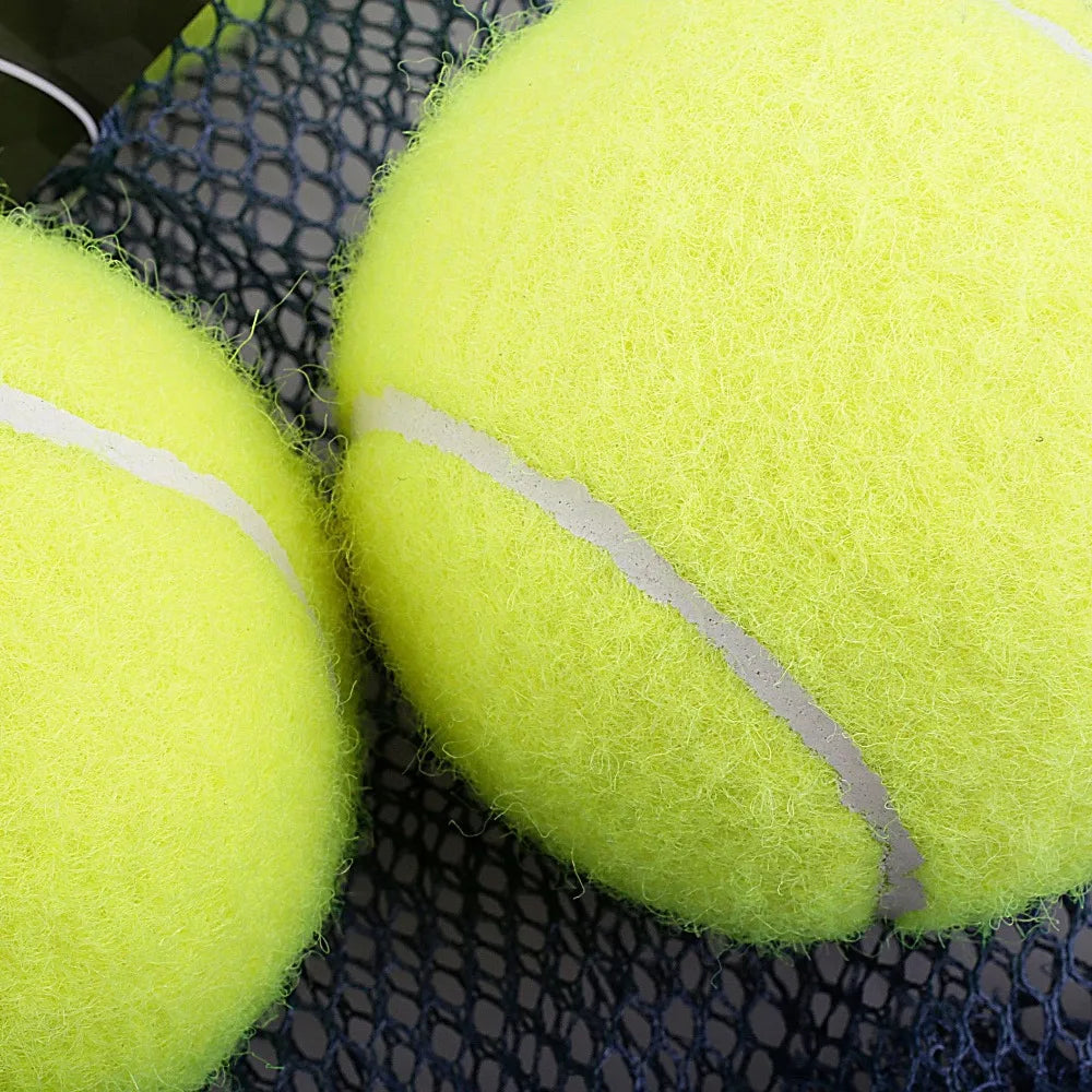 (3 Packs) Tennis Balls 18 Balls with Drawstring Mesh Bag Suitable for All Court Surfaces