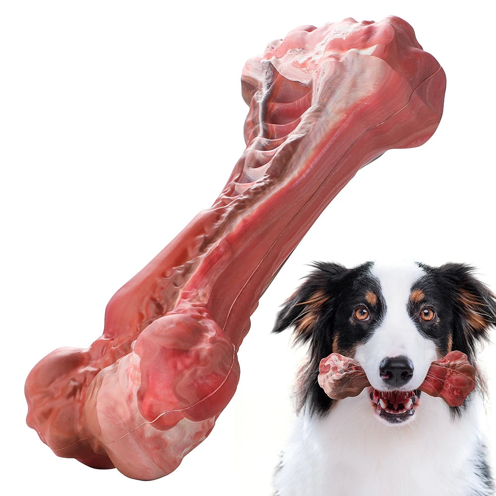 MASBRILL Dog Toys Aggressive Chewers Large Dogs Bone Shaped Indestructible Nylon Toys