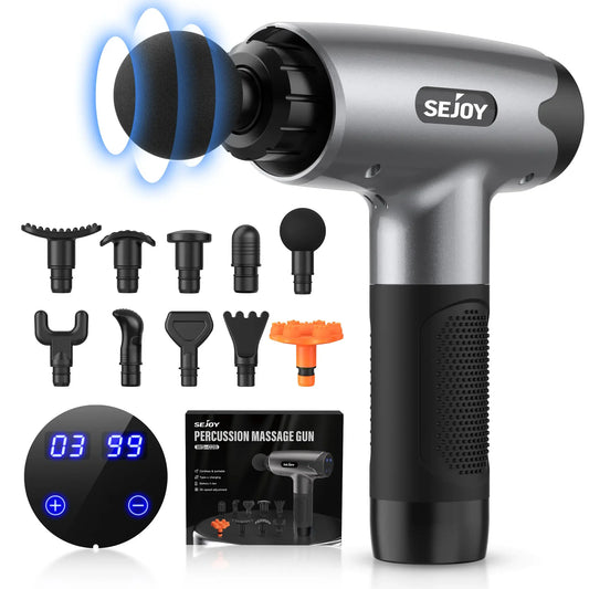 Sejoy 30 Speeds Massage Gun Percussion Massager Deep Tissue