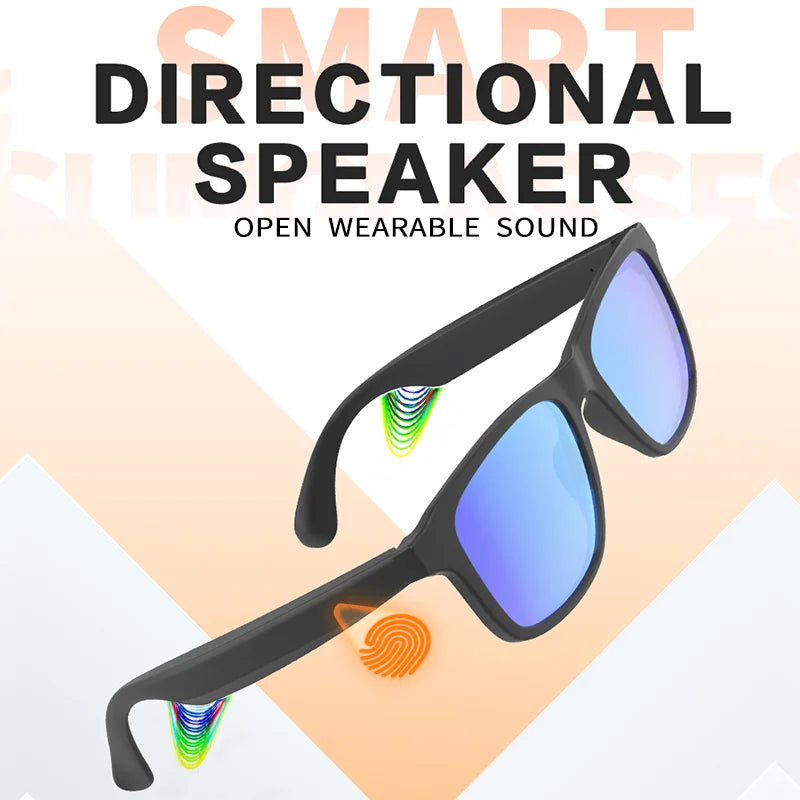 Smart Wireless Bluetooth Glasses for Music and Hands-Free Calls