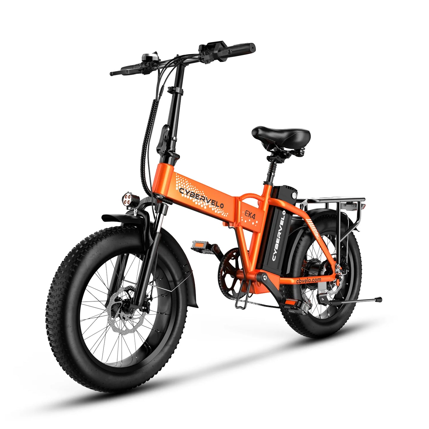 CYBERVELO Folding Electric Bike 1000W 48V Removable Battery