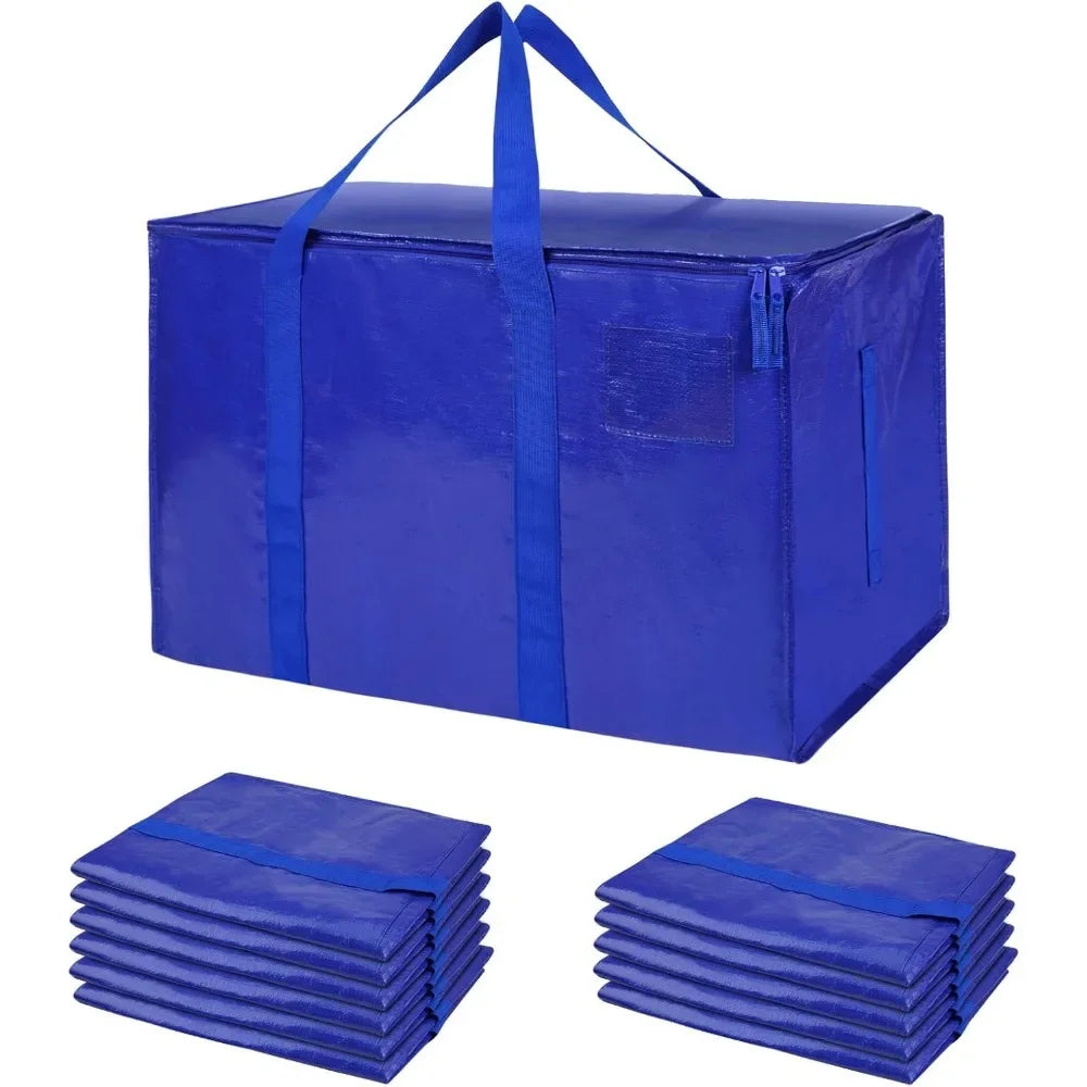 Oversized Moving Bags With Zipper And Reinforced Carry Handles
