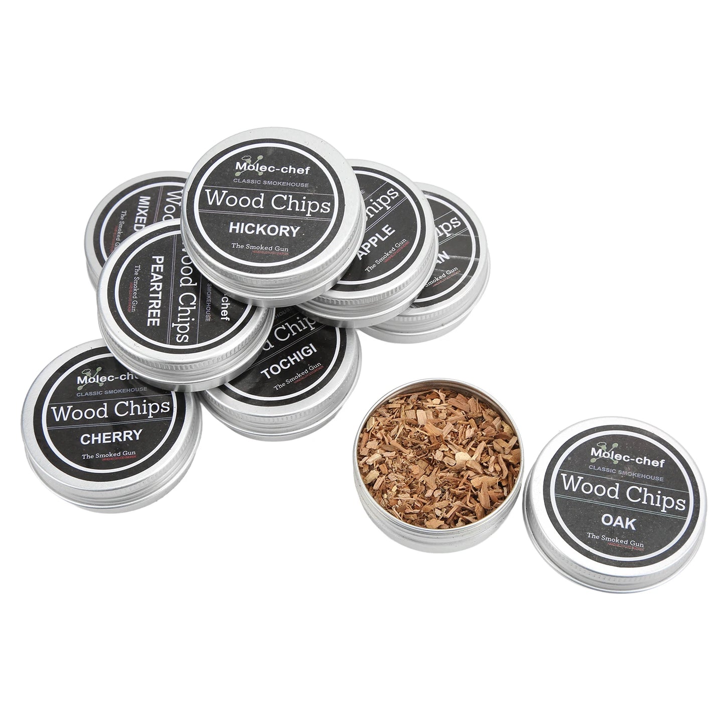 Smoking Chips for Cocktails or Whiskey; Wood Smoking Chips Kit for Smoked Drinks