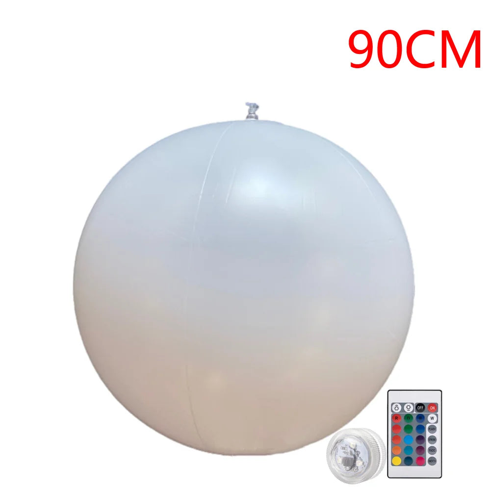 Garden Luminous LED Ball Remote Control Inflatable Beach Decoration