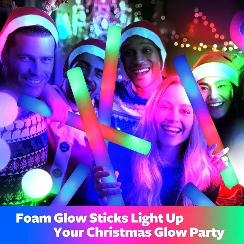 Electronic LED Glow Sticks Party Luminous Foam Rods