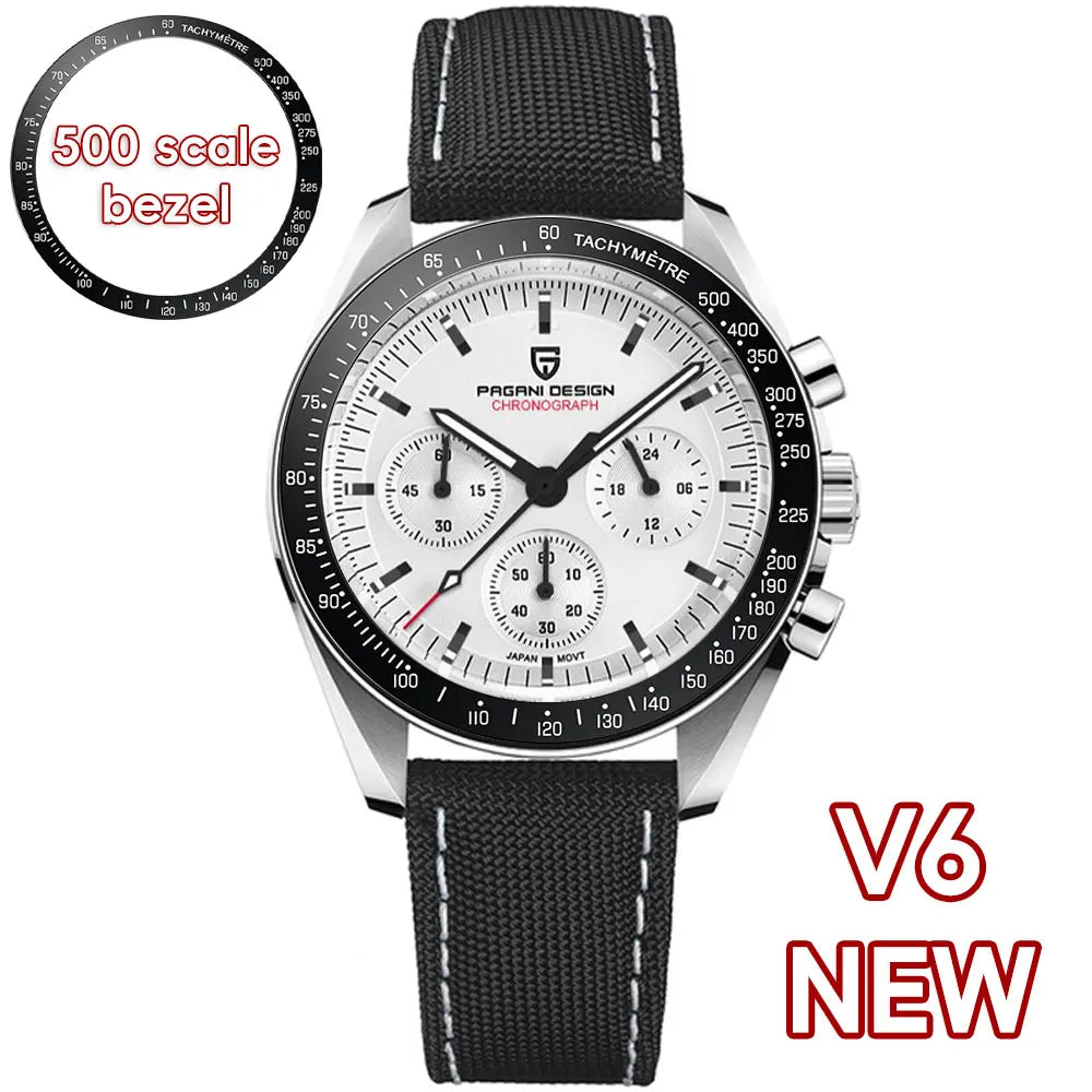Pagani Design Men's Luxury Quartz Chronograph Sports Watch