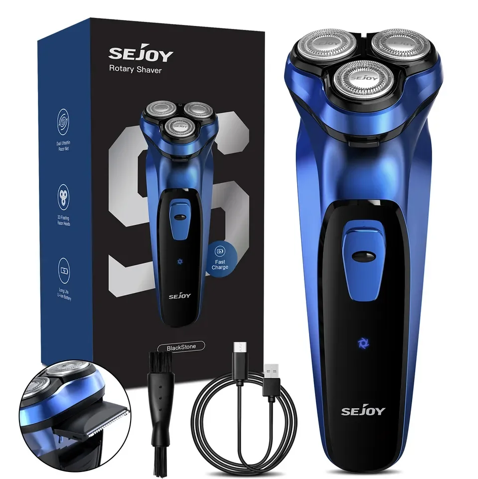 Sejoy Rechargeable Wet and Dry Shaver Pop Up Trimmer