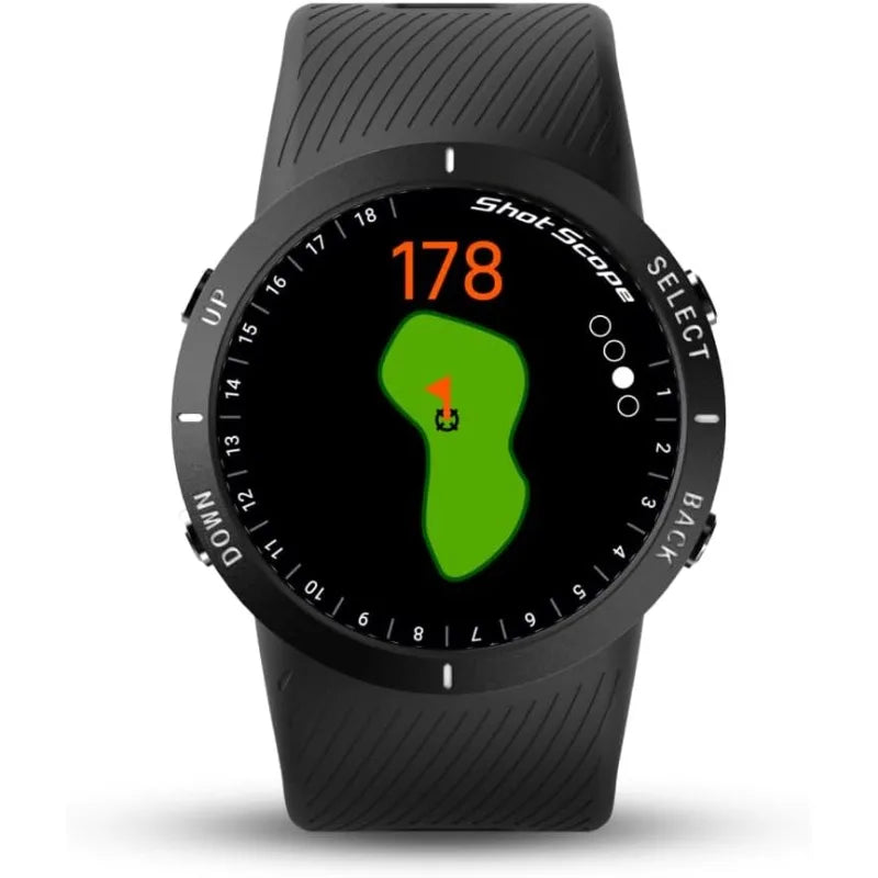 Golf V5 GPS Watch with Advanced Distance Tracking Features