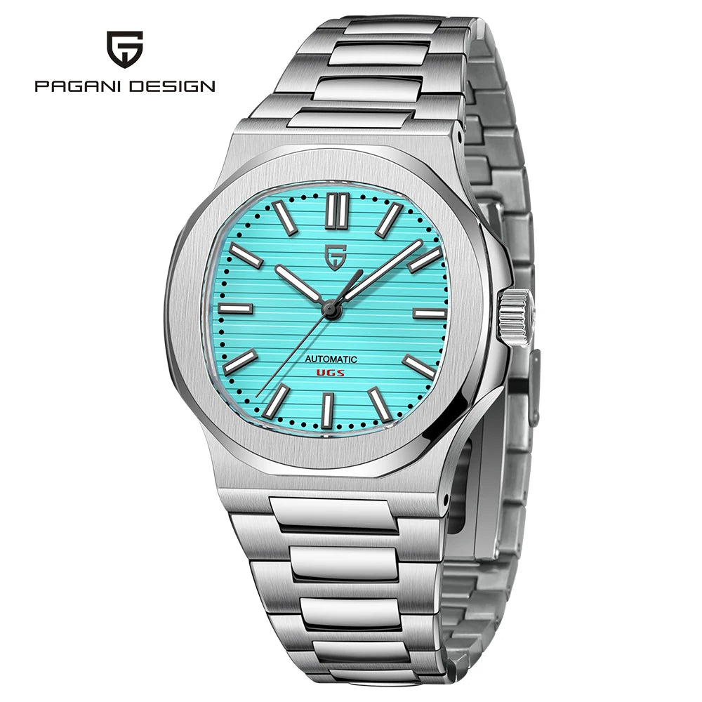Pagani Design Luxury Automatic Mens Wristwatch Sapphire