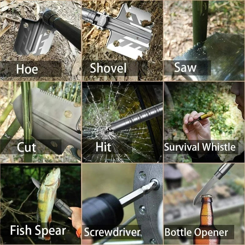 Folding Shovel Camping Multifunction Stainless Steel Tool