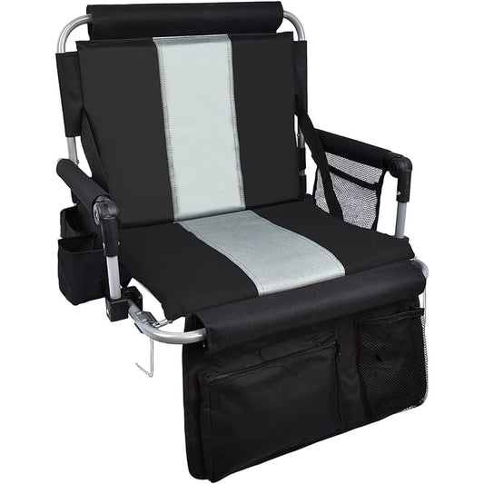 Comfortable Stadium Seats with Back Support and Cup Holders