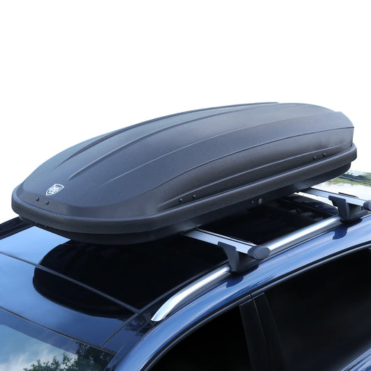 Car RV Rooftop Cargo Box Dual-Sided Opening Waterproof 165Lbs Capacity