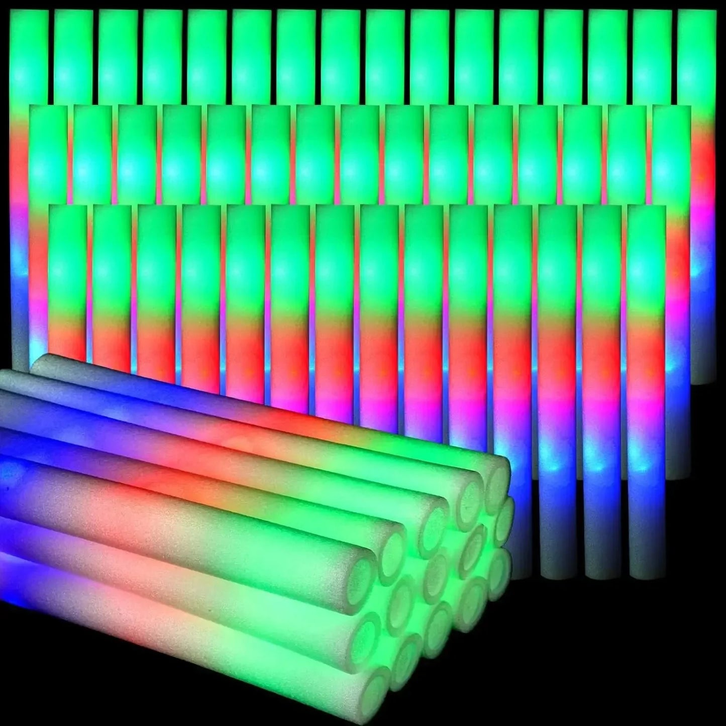 Electronic LED Glow Sticks Party Luminous Foam Rods