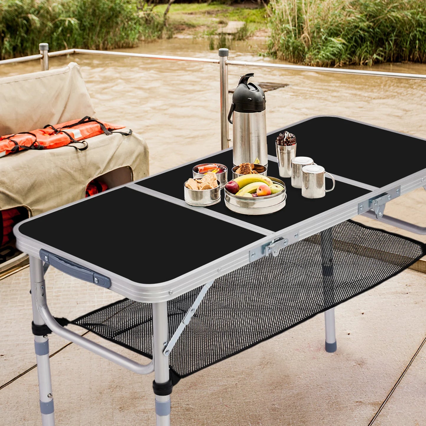 Outdoor Folding Camping Table Aluminum